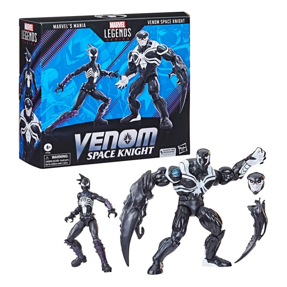 Venom: Space Knight Marvel Legends Actionfiguren 2er-Pack Marvel's Mania &amp; Venom Space Knight 15 cm