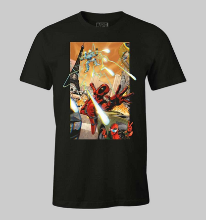Marvel deadpool 3D t-shirt 100% licenseret