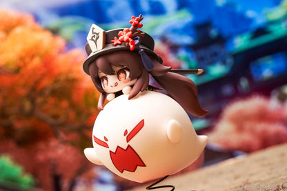 Genshin Impact PVC Statue Hu Tao Chibi Chara Yurayura Stand Ver. 10 cm