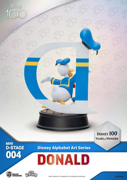 Disney Mini Diorama Stage Statues 6-pack 100 Years of Wonder - Disney Alphabet Art 10 cm