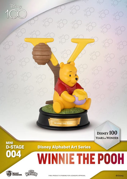 Disney Mini Diorama Stage Statues 6-pack 100 Years of Wonder - Disney Alphabet Art 10 cm