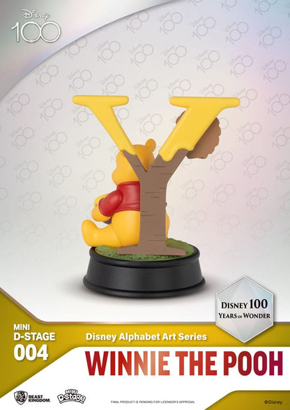 Disney Mini Diorama Stage Statues 6-pack 100 Years of Wonder - Disney Alphabet Art 10 cm