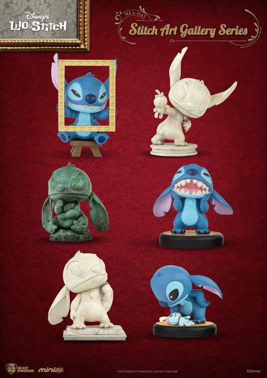 Lilo &amp; Stitch Mini Egg Attack Figure 8 cm Assortment Stitch Art Gallery Series (6)