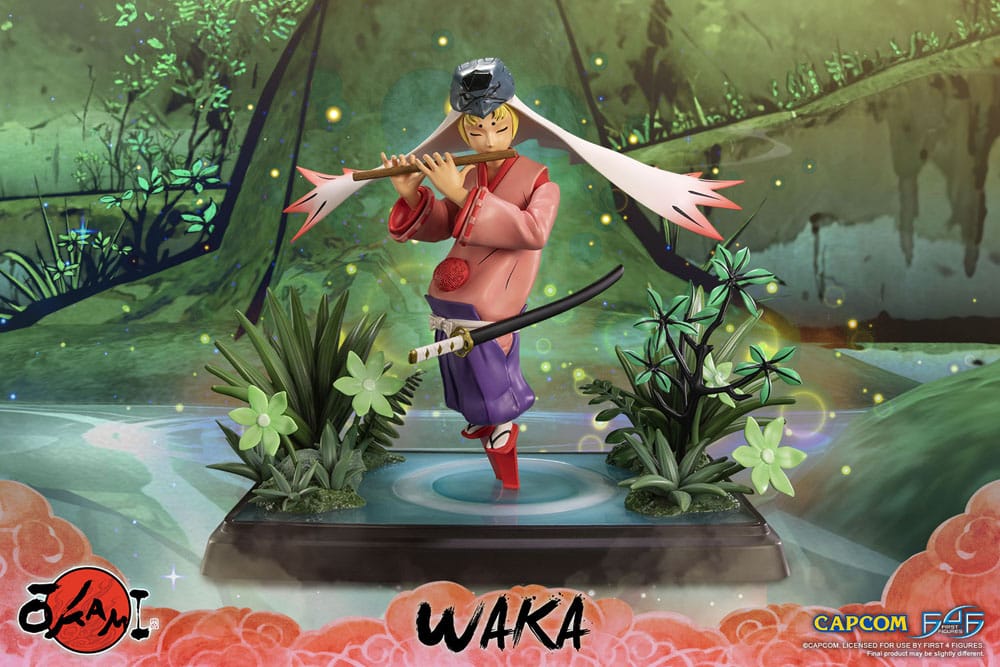 Okami-Statue Waka 42 cm