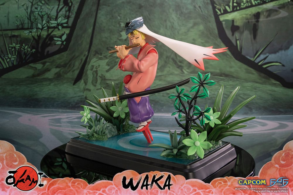 Okami-Statue Waka 42 cm