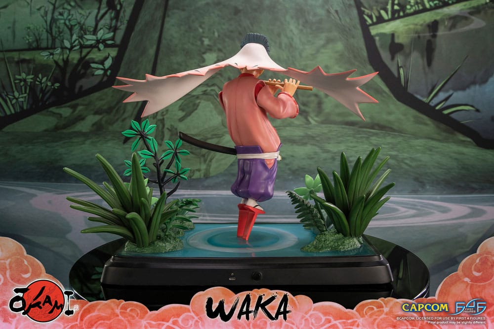 Okami-Statue Waka 42 cm