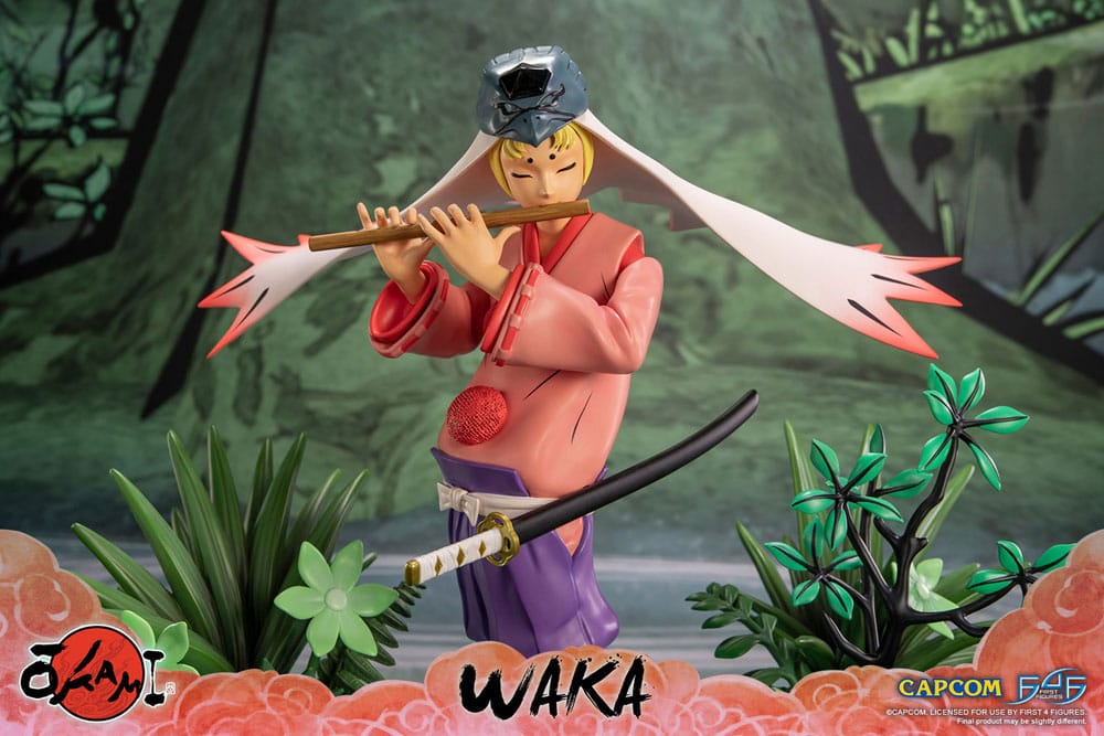 Okami-Statue Waka 42 cm