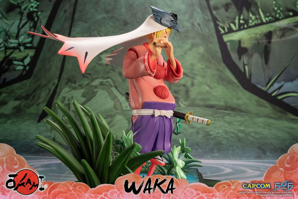 Okami-Statue Waka 42 cm