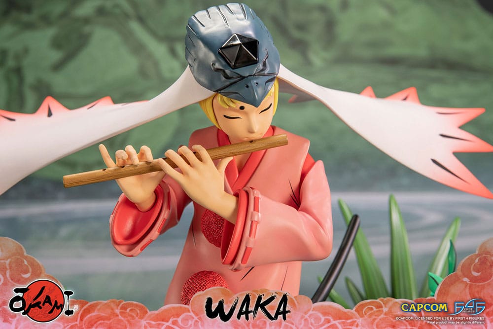 Okami-Statue Waka 42 cm