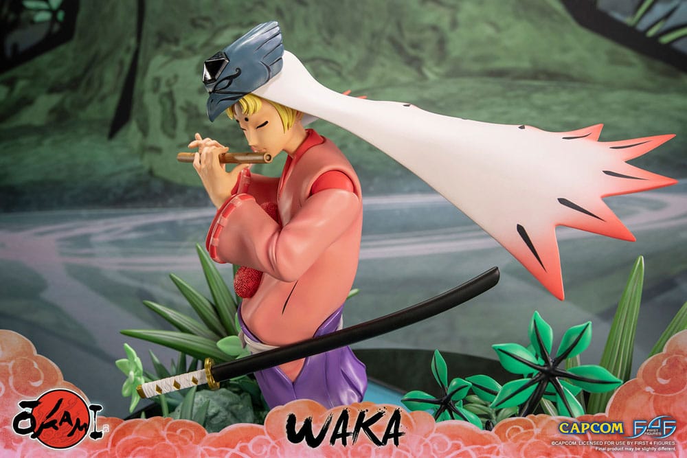 Okami-Statue Waka 42 cm