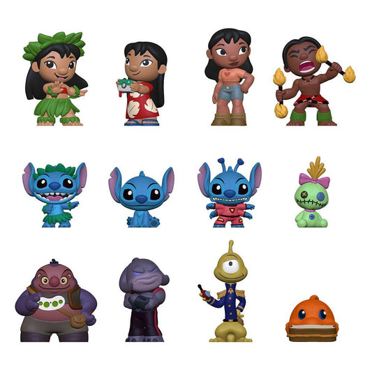 Lilo &amp; Stitch Mystery Mini Figures 5 cm Display (12)