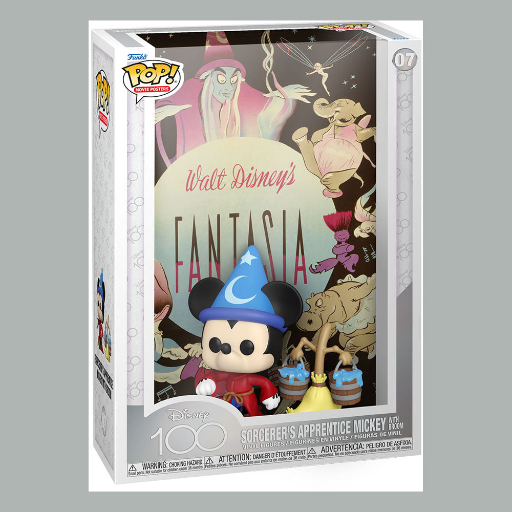 Disney's 100th Anniversary POP! Movie Poster &amp; Figure Fantasia 9 cm