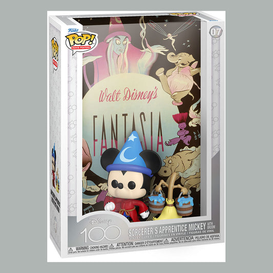 Disneys 100. Jubiläums-POP! Filmplakat &amp; Figur Fantasia 9 cm