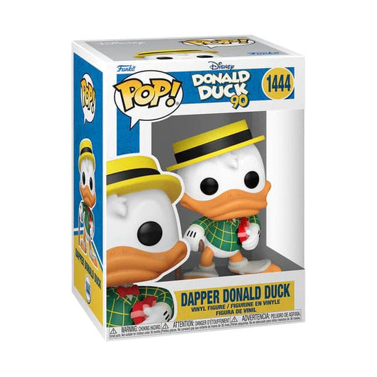 Disney DD 90th Anniversary POP! Disney Vinyl Figure Donald Duck (dapper) 9 cm