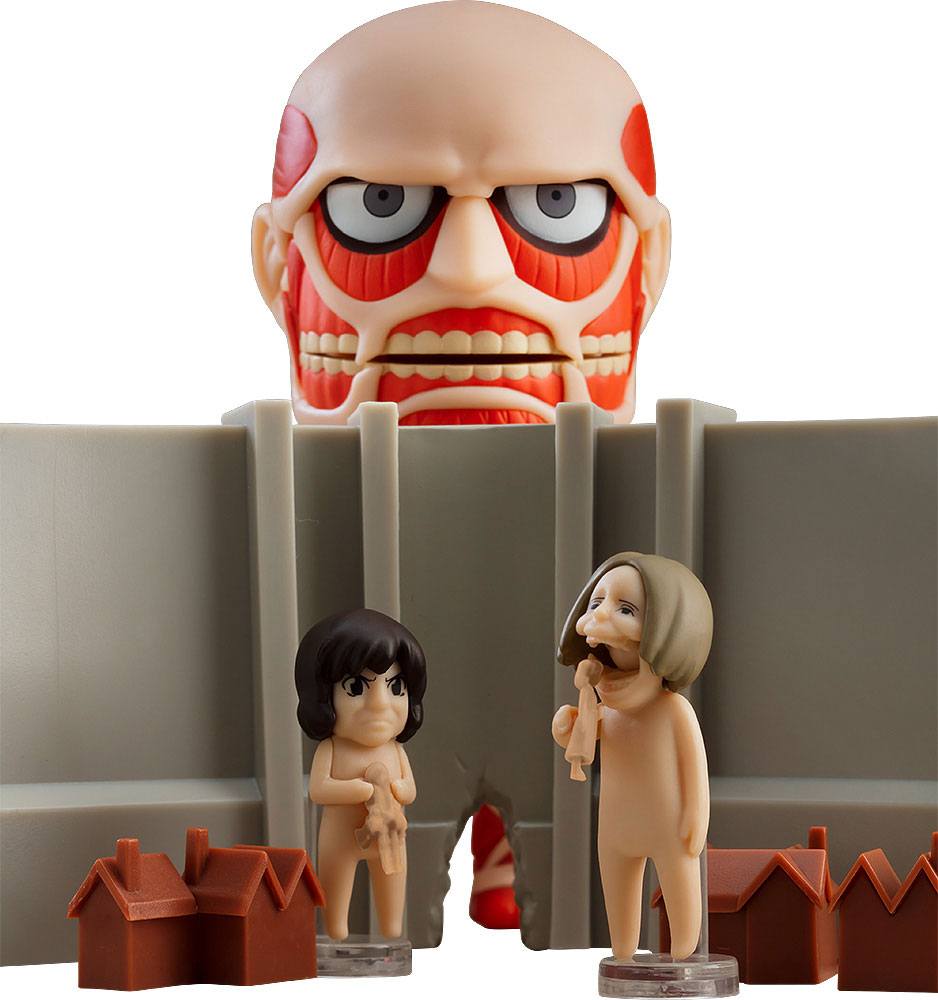 Attack on Titan Nendoroid Actionfigur Colossal Titan Renewal Set 10 cm