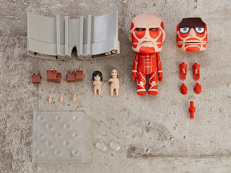 Attack on Titan Nendoroid Actionfigur Colossal Titan Renewal Set 10 cm