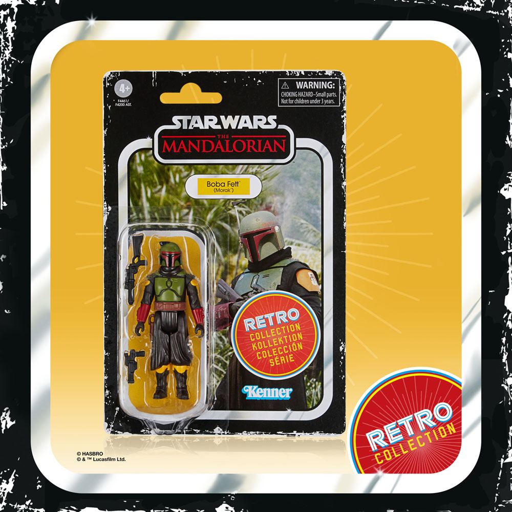 Star Wars The Mandalorian Retro Collection Action Figure 2022 Boba Fett (Morak) 10 cm