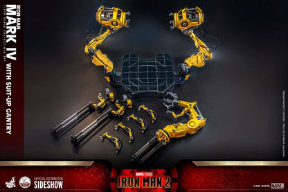 Iron Man 2 Action Figure 1/4 Iron Man Mark IV with Suit-Up Gantry 49 cm