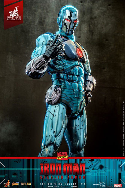 Marvel Comics Diecast Actionfigur 1/6 Iron Man (Stealth Armor) Hot Toys Exclusive 33 cm