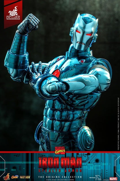 Marvel Comics Diecast Actionfigur 1/6 Iron Man (Stealth Armor) Hot Toys Exclusive 33 cm