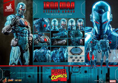 Marvel Comics Diecast Actionfigur 1/6 Iron Man (Stealth Armor) Hot Toys Exclusive 33 cm