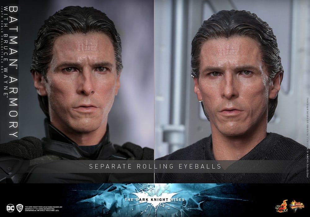 The Dark Knight Rises Movie Masterpiece Actionfiguren &amp; Diorama 1/6 Batman Armory mit Bruce Wayne 30 cm