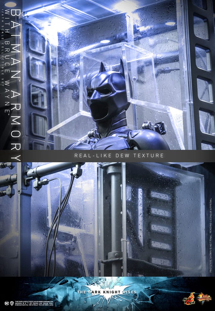The Dark Knight Rises Movie Masterpiece Actionfiguren &amp; Diorama 1/6 Batman Armory mit Bruce Wayne 30 cm