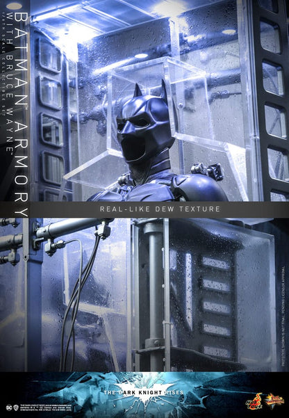 The Dark Knight Rises Movie Masterpiece Action Figures & Diorama 1/6 Batman Armory with Bruce Wayne 30 cm