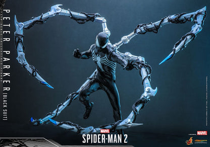 Spider-Man 2 Video Game Masterpiece Actionfigur 1/6 Peter Parker (Schwarzer Anzug) 30 cm