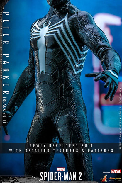 Spider-Man 2 Video Game Masterpiece Actionfigur 1/6 Peter Parker (Schwarzer Anzug) 30 cm