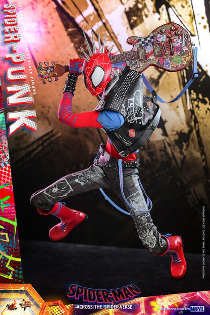 Spider-Man: Across the Spider-Verse Movie Masterpiece Actionfigur 1/6 Spider-Punk 32 cm