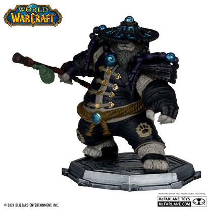 World of Warcraft PVC-Statue 2er-Pack 1/12 Dwarf Hunter: Beast Master &amp; Pandaren: Monk (Gold Label) 15 cm