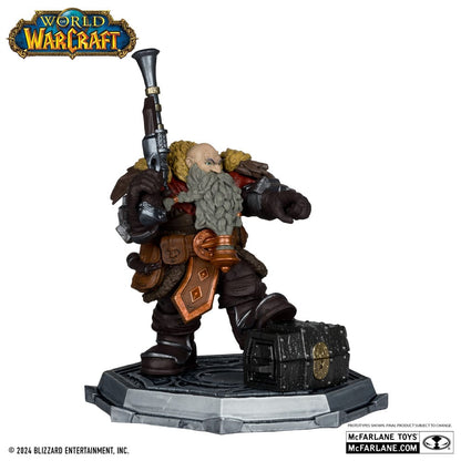 World of Warcraft PVC-Statue 2er-Pack 1/12 Dwarf Hunter: Beast Master &amp; Pandaren: Monk (Gold Label) 15 cm