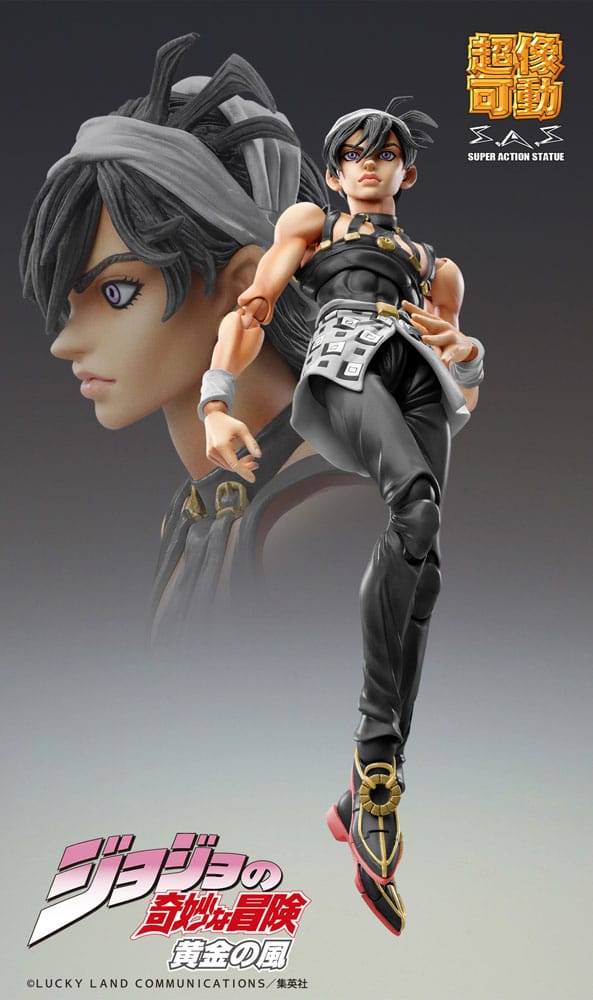JoJo's Bizarre Adventure Teil 5: Golden Wind Actionfigur Chozokado (Narancia Ghirga &amp; As Ver. Black) 15 cm