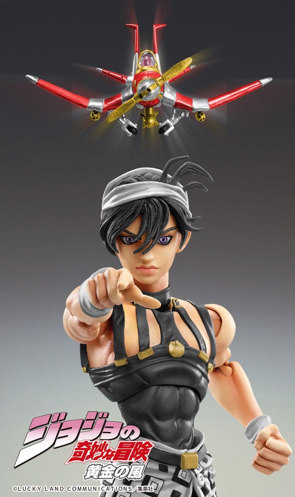 JoJo's Bizarre Adventure Teil 5: Golden Wind Actionfigur Chozokado (Narancia Ghirga &amp; As Ver. Black) 15 cm