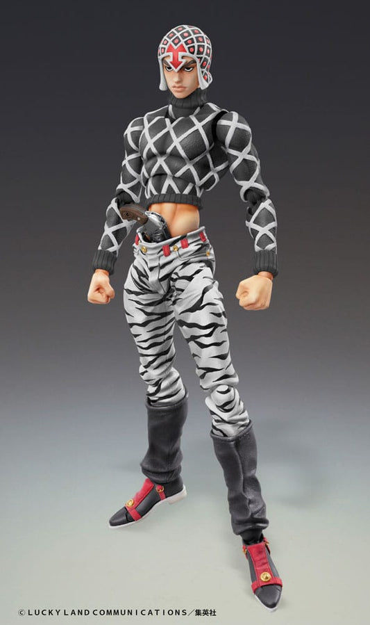 JoJo's Bizarre Adventure Part5 Super Action Action Figure Chozokado (Guido Mista &amp; SP Ver. Black) 15 cm