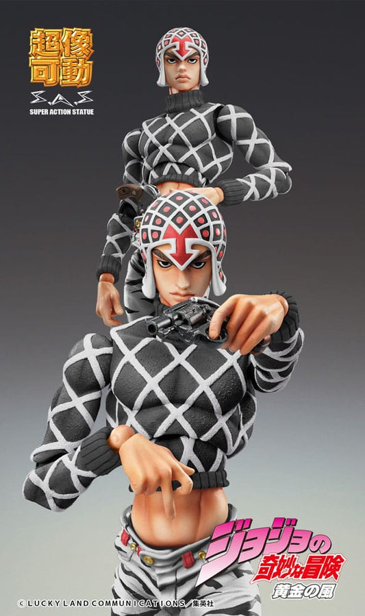 JoJo's Bizarre Adventure Part5 Super Action Actionfigur Chozokado (Guido Mista & SP Ver. Black) 15 cm