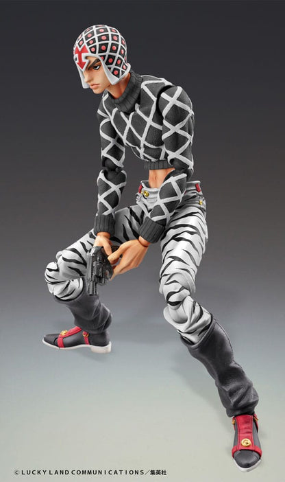 JoJo's Bizarre Adventure Part5 Super Action Action Figure Chozokado (Guido Mista &amp; SP Ver. Black) 15 cm