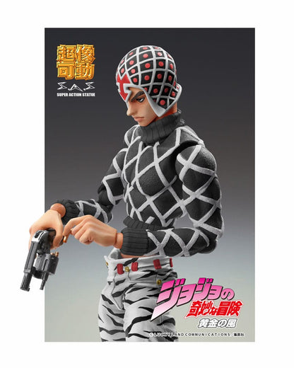 JoJo's Bizarre Adventure Part5 Super Action Action Figure Chozokado (Guido Mista &amp; SP Ver. Black) 15 cm