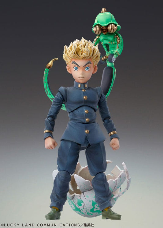 JoJo's Bizarre Adventure Part 4: Diamond is unbreakable Action Figure Statue Chozokado Koichi Hirose &amp; Ec (Act 1) (re-run) 9 cm