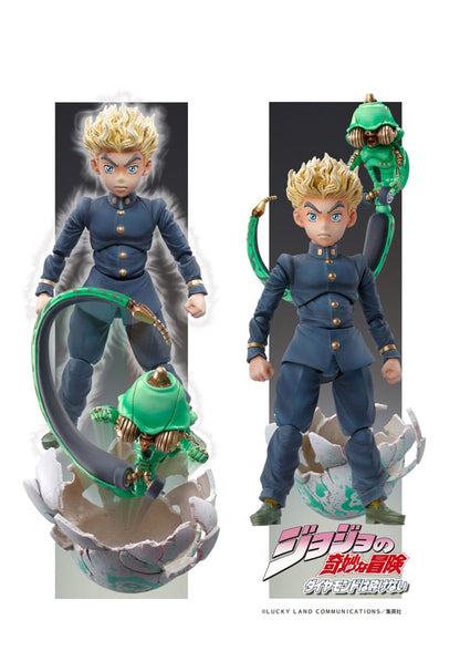 JoJo's Bizarre Adventure Part 4: Diamond is unbreakable Action Figure Statue Chozokado Koichi Hirose &amp; Ec (Act 1) (re-run) 9 cm