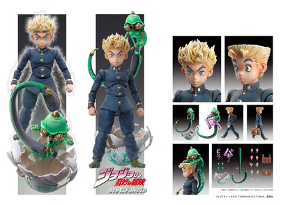 JoJo's Bizarre Adventure Part 4: Diamond is unbreakable Action Figure Statue Chozokado Koichi Hirose &amp; Ec (Act 1) (re-run) 9 cm