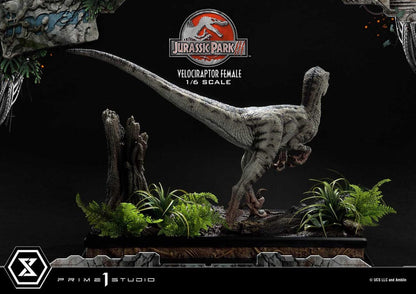 Jurassic Park III Legacy Museum Collection Statue 1/6 Velociraptor Female Bonus Version 44 cm