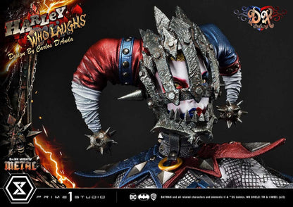 Dark Nights: Metal Museum Masterline Series Statue 1/3 Harley Quinn Who Laughs Concept Design by Caelos D`anda Deluxe Bonus Version 78 cm