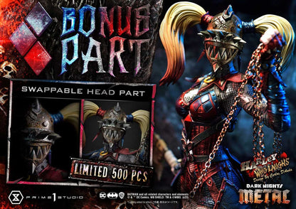 Dark Nights: Metal Museum Masterline Series Statue 1/3 Harley Quinn Who Laughs Concept Design by Caelos D`anda Deluxe Bonus Version 78 cm