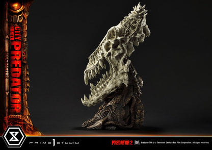 Predator 2 Museum Masterline Statue 1/3 City Hunter Predator Ultimate Bonus Version 105 cm