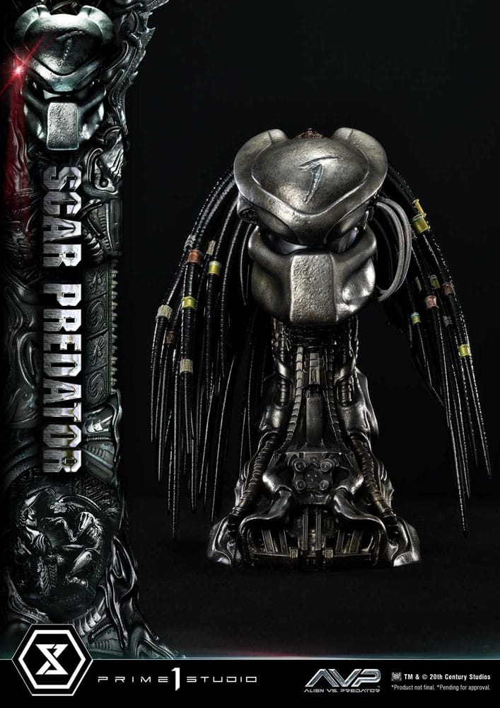 The Alien Vs. Predator Museum Masterline Series Statue 1/3 Scar Predator Deluxe Bonus Version 93 cm 