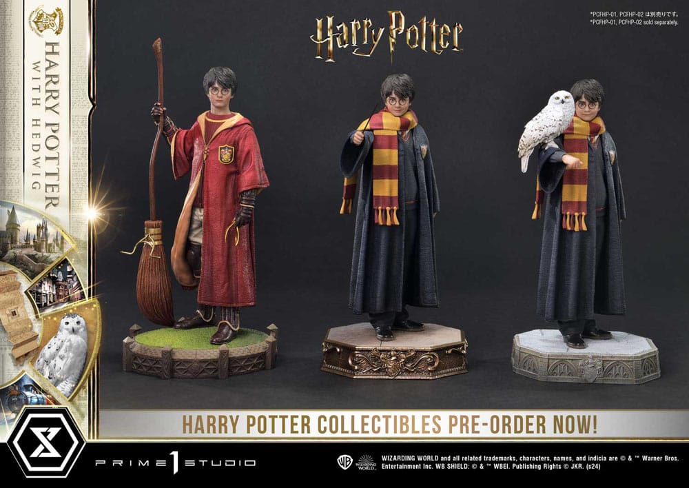Harry Potter Prime Collectibles Statue 1/6 Harry Potter mit Hedwig 28 cm