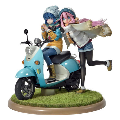 Laid-Back Camp Prisma Wing PVC Statue 1/7 Nadeshiko Kagamihara &amp; Rin Shima 24 cm