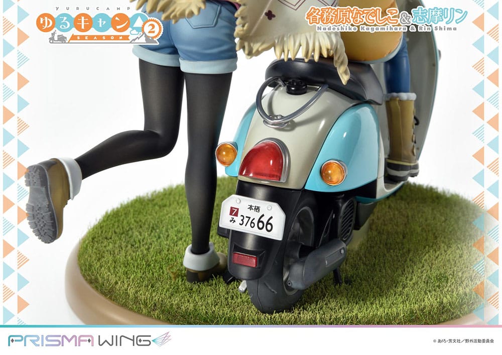 Laid-Back Camp Prisma Wing PVC Statue 1/7 Nadeshiko Kagamihara &amp; Rin Shima 24 cm